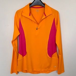 Champion semi-fitted half zip running/workout top